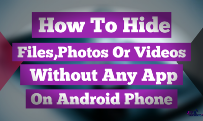 How To Hide Files,Photos & Videos Without Any App