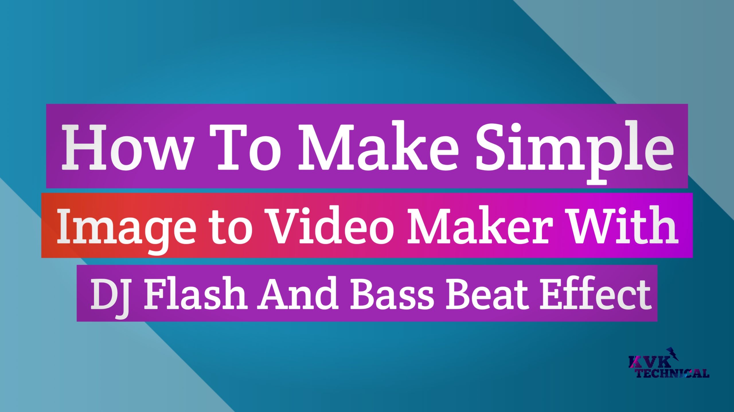 How To Make a Simple Video Your Selected Song or Music With Particle Effect