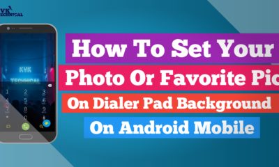 How To Use Your Photo Or Favorite Pic On Dailer Pad Background.