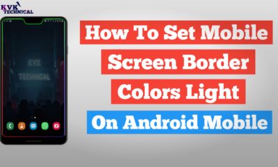 How To Set Mobile Screen Border Colors Light.