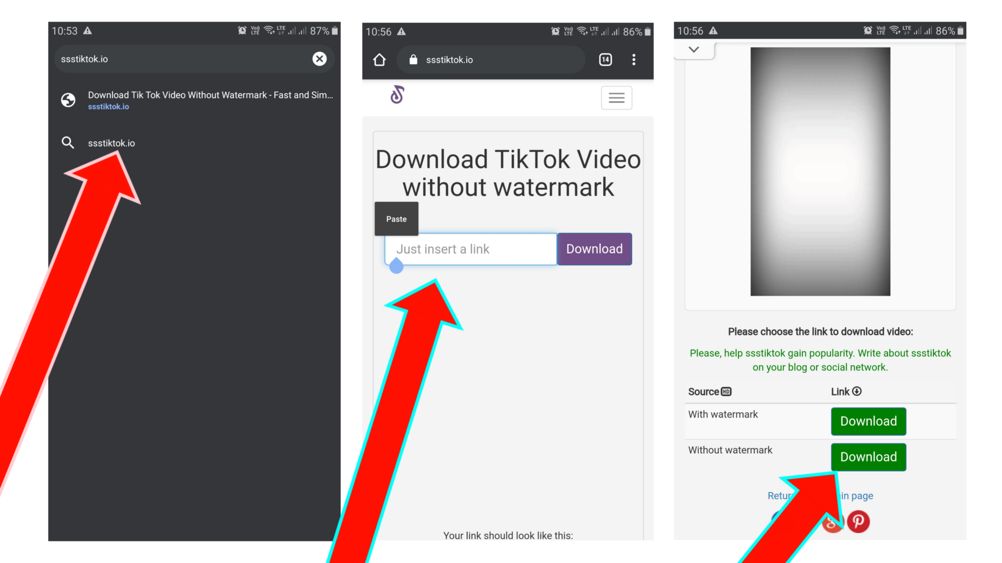 how to download tiktok videos without app