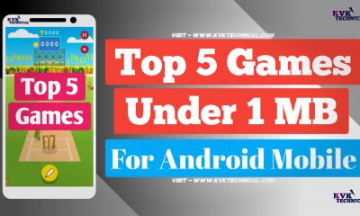 Top 5 Best Games Under 1 MB Apps For Android Mobile Phone