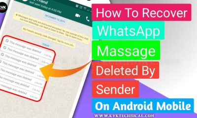 How To Recover WhatsApp Massage Deleted By Sender On Android Mobile Phone