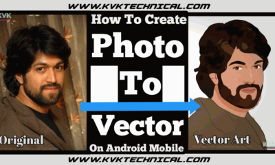 How To Create Your Own Image To Vector Art Just One Click On Mobile