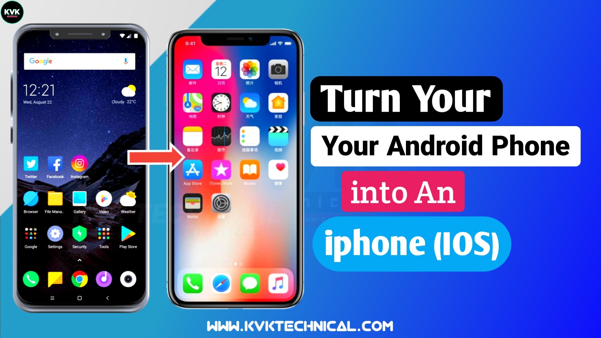 How To Convert Your Android Phone into iphone