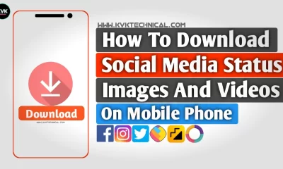 How To Download Social Media Status Images or Videos