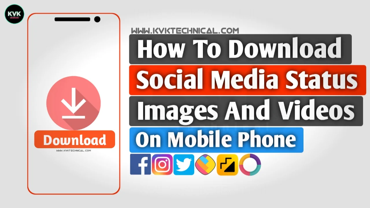 How To Download Social Media Status Images or Videos